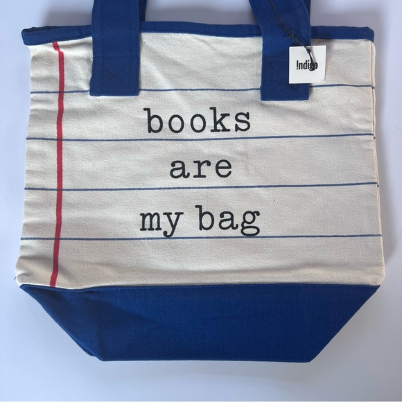 Books Are My Bag Canvas Book Tote Bag by Indigo - Picture 2 of 8